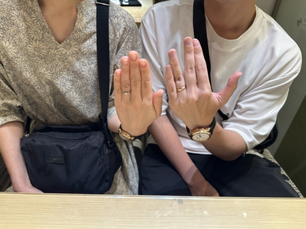 姫路市よりご来店「FISCHER」の結婚指輪をご成約頂きました