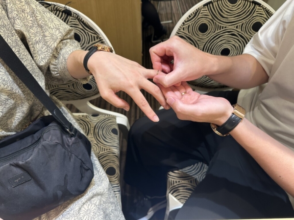 姫路市よりご来店「FISCHER」の結婚指輪をご成約頂きました