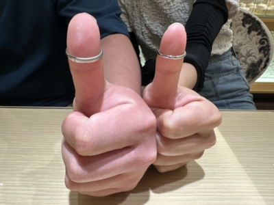 加古川市からご来店「FISCHER」の結婚指輪をご成約いただきました