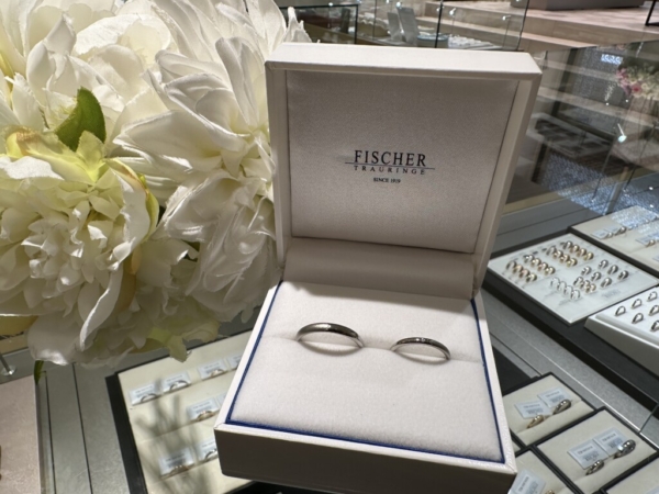加古川市からご来店「FISCHER」の結婚指輪をご成約いただきました