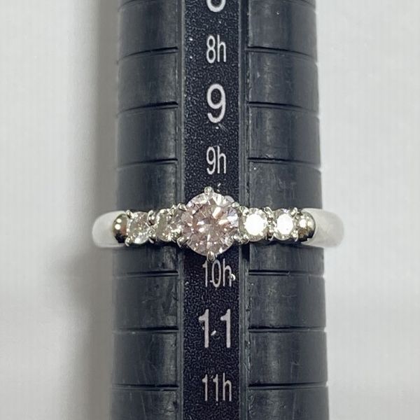 【ダイヤ付プラチナリング】自分で身に着けられるようサイズ直し