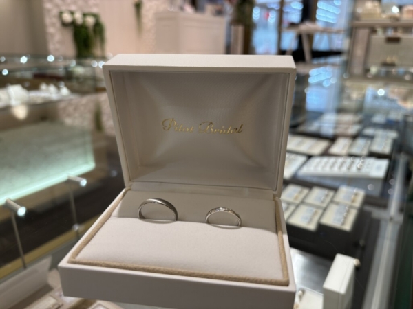 揖保郡太子町からご来店「FISCHER・Pilot Bridal」の結婚指輪をご成約頂きました