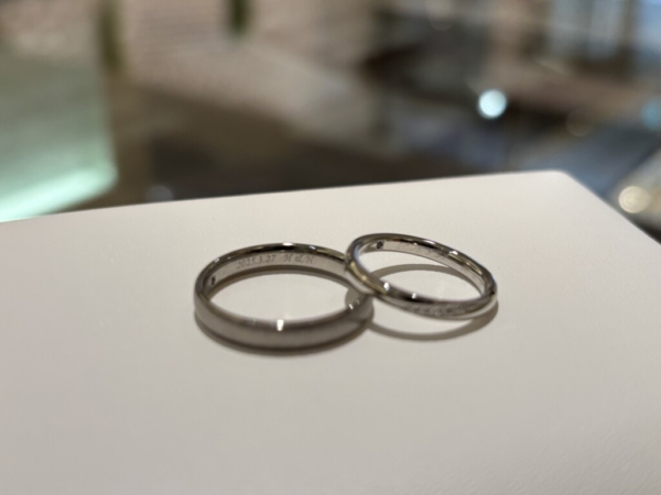 揖保郡太子町からご来店「FISCHER・Pilot Bridal」の結婚指輪をご成約頂きました