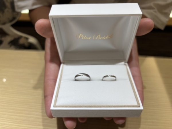 揖保郡太子町からご来店「FISCHER・Pilot Bridal」の結婚指輪をご成約頂きました
