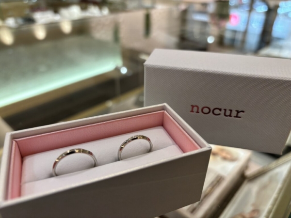 加古川市からご来店「nocur」のマリッジリングをご成約頂きました