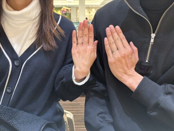 姫路市よりご来店「FISCHER」のマリッジリングをご成約