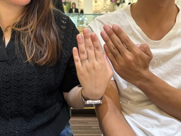 神崎郡・加古川市からご来店「IDEAL Plusfort」の結婚指輪をご成約頂きました