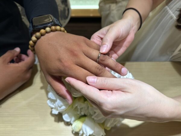 姫路市からご来店「insembre/インセンブレ」のマリッジリングをご成約頂きました