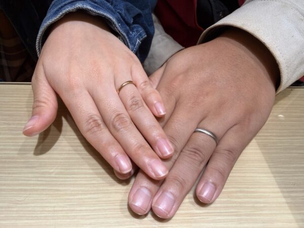 加古川市からご来店「FISCHER/フィッシャー」のマリッジリングをご成約頂きました