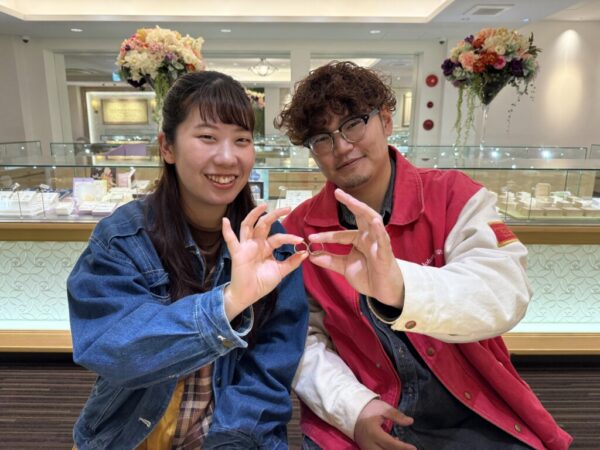 加古川市からご来店「FISCHER/フィッシャー」のマリッジリングをご成約頂きました