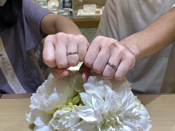 姫路市からご来店「FISCHER/フィッシャー」の結婚指輪をご成約頂きました